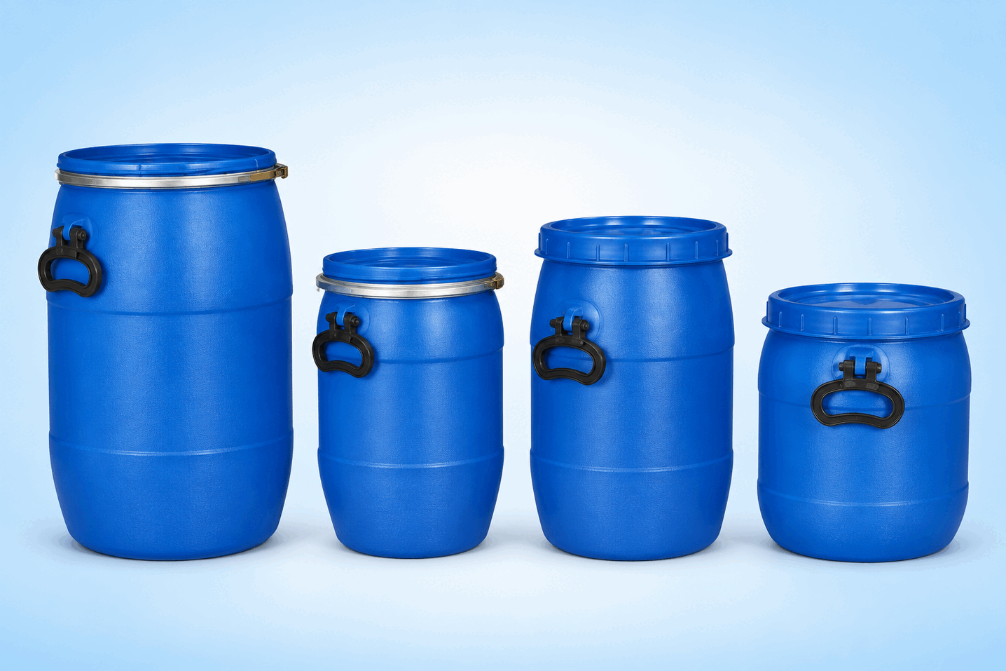HDPE Full Open Mouth Round Drum Screw Type Cap